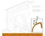 Oem 19-23 Sierra 1500 Pick Up Box Exterior Trim-wheel Opng Mldg 23396047. Fixed Price $105.40.