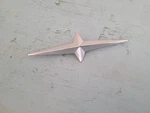 Pontiac Star Emblem #4720148 1950S 1957 1958 Quarter Panel Fender Skirt Ornament. Fixed Price $18.00.