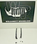97-02 Jeep Tj Wrangler Cracked Windshield Frame & Door Pillars Trim + Screws 4KK. Fixed Price $50.70.