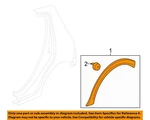 Oem 17-21 Spark Quarter Panel Exterior Trim-wheel Opng Mldg 42438508. Fixed Price $156.50.