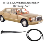 W126 Sel Windshield Gasket Set 3 Piece New. Fixed Price $172.91.