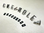 New 1960-1961 Chevy Impala , Bel Air Hood Letters "chevrolet" Set. Fixed Price $55.00.