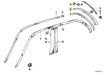 Molding Air Rear Left For Bmw E-30. Fixed Price $85.95.