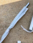 Tesla Model Y Rear Right Driver Door Window Belt Molding 2020-2023 1621169-00-C. Fixed Price $165.00.