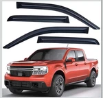 Lightronic Outside Mount Vent Window Visor, Fits 22-25 Ford Maverick, Crew Cab. Fixed Price $25.00.