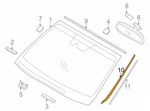 Oem 86130-P1000 Garnish Assy Left Lh Ups/fedex # For Kia Sportage 2023+. Fixed Price $109.95.