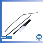 13-22 Lr Range Rover L405 Front Left Outer Door Window Molding Set Oem. Fixed Price $128.65.