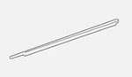 New Oem 2018-2021 Toyota Camry Rear Passenger Side Belt Molding 75730-33180. Fixed Price $37.20.