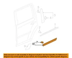 Honda Oem 2009 Pilot Rear Door Exterior Trim-body Side Mldg 75323SZAA11ZC. Fixed Price $212.57.