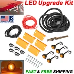 For Cab Sun Visor Light Lenses Amber Orange Led Bulbs & Wiring Harness. Fixed Price $95.99.