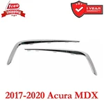 Bumper Trim Molding For 2017-2020 Acura Mdx Front Left & Right Side Set 2PCS. Fixed Price $178.20.
