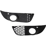 Fog Light Trim Set Fits Mitsubishi Lancer 2008-2015 2.0L 2.4L Black 2PC 8321A089. Fixed Price $100.99.