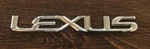Lexus Rear Emblem Logo Badge 7-3/4" Chrome 8939 Abs Plastic **. Fixed Price $16.00.
