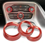 For Dodge Charger Challenger 15-19 Air Audio Conditioning Switch Decor Ring Red. Fixed Price $12.99.