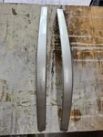 Bmw E39 5-SERIE Front Right Left Bumper Moulding Trim Silver 2001-2003 Oem. Fixed Price $110.00.