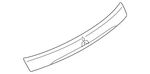 Genuine Mitsubishi Lift Gate Trim 90810W016P. Fixed Price $413.89.