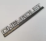 95-99 Chevy Suburban Passenger Rear Tailgate Door Chevrolet Emblem. Fixed Price $54.95.