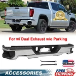 For 2019-2023 Chevy Silverado 1500 Gmc Sierra Rear Bumper Assembly Chrome. Fixed Price $279.00.