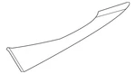 Genuine Nissan Body C-pillar Molding 78127-5EF0A. Fixed Price $81.32.