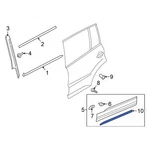 For Volkswagen Tiguan 18-24 5NL854940F9B9 Front Right Door Molding. Fixed Price $91.95.