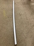 New Oem 17-23 Tesla Model Rear Left Side Door Window Strip Trim 1080745-01-J. Fixed Price $79.00.