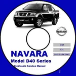 Nissan Navara D40 Series Australian Factory Workshop Manual Cd. Fixed Price $10.65.