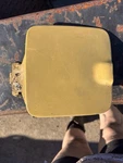 1981 Volvo 240 Wagon Yellow Gas Door. Fixed Price $40.00.