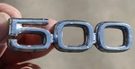 Oem 1971 1972 Ford Galaxie 500 Rear Trunk Emblem D1AB-54290C98-AA. Fixed Price $29.99.