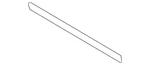 Genuine Nissan Body Side Molding 80870-JA01E. Fixed Price $72.73.