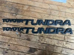 2000 - 2006 Toyota Tundra Side Door Rear Tailgate Chrome Emblem Badge (2) Black. Fixed Price $34.99.