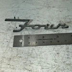 New Oem 1955 1956 Packard 400 Four" Script Plate Emblem Nos. Fixed Price $58.80.