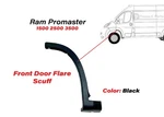 New Fits 2019-2026 Ram Promaster Left Front Door Flare Scuff Plate Trim Black Lh. Fixed Price $37.16.