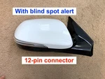 2014-2016 Hyundai Santa Fe Passenger Side Right Mirror Blind Spot White 12 Pin. Fixed Price $140.00.