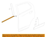 Gm Oem 16-20 Envision Rear Door Exterior Trim-belt Molding 23278143. Fixed Price $186.14.