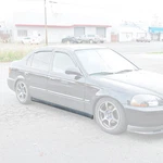 Fit 96-00 Honda Civic 4DR Sedan Oe-style Replacement Side Rocker Panels Set (pp). Fixed Price $157.50.