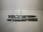 Original 1959 C10 Chevrolet 36 Apache Fleetside Fender Chrome Spear Emblem Set. Fixed Price $270.00.