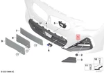 Genuine Bmw G42 M240IX Coupe Grille Air Inlet Right 51115A2FCC4. Fixed Price $133.52.
