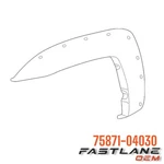 2005-2016 Toyota Tacoma Front Right Fender Wheel Opening New Oem 75871-04030. Fixed Price $311.18.