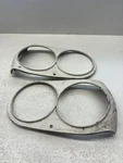 1958-1959 Ford Thunderbird Headlight Bezels #BAP-16396-A & BAP-16397-A Rh Lh. Fixed Price $100.00.