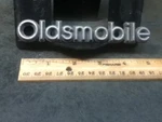 Oldsmobile Name Badge Emblem Vintage 22510798 3 Plastic. Fixed Price $12.25.