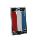 1975-77 Camaro Front Header Panel Emblem Red, White & Blue Trim Part. Fixed Price $84.89.