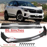 Front Bumper Splitter Spoiler Side Skirts For Kia Seltos 2020-22 Carbon Style. Fixed Price $199.97.