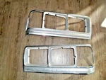 1991 Mercury Grand Marquis - Headlamp Headlight Bezel Pair Left & Right **wear**. Fixed Price $179.00.