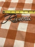 Oem Gm Front Fender Script Emblem 1235608 1971-74 Buick Riviera 698. Fixed Price $15.00.