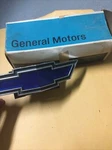 69 Camaro Chevrolet Bowtie Front Emblem Used 3949705 With Back Plate And Box. Fixed Price $25.00.
