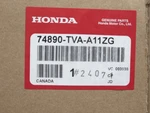 Genuine Oem Honda 74890-TVA-A11ZG Rear License Garnish Molding 2018-2022 Accord. Fixed Price $271.68.