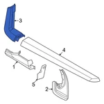 Ford Maverick 2022-2026 NZ6Z2629039A Rear Left Truck Bed Molding. Fixed Price $89.16.