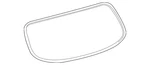 2014-2019 Toyota Highlander Weather-strip 67882-0E030 W/flip Up Glass. Fixed Price $50.00.