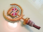 1980-90'S Gold Cadillac Hood Ornament Emblem, Metal. Fixed Price $49.99.