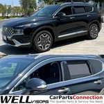 Wellvisors For 2019+ Hyundai Santa Fe Window Deflector Guards Chrome Trim. Fixed Price $86.99.